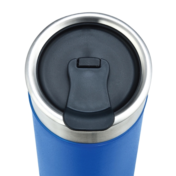 18 oz. stainless steel tumbler with double wall, vacuum insulation and... from ASI 57655 STOPNGO Line
