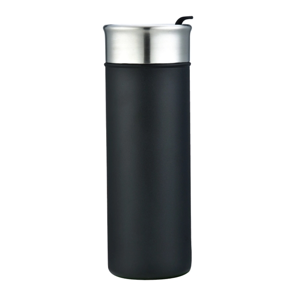 18 oz. stainless steel tumbler with double wall, vacuum insulation and... from ASI 57655 STOPNGO Line