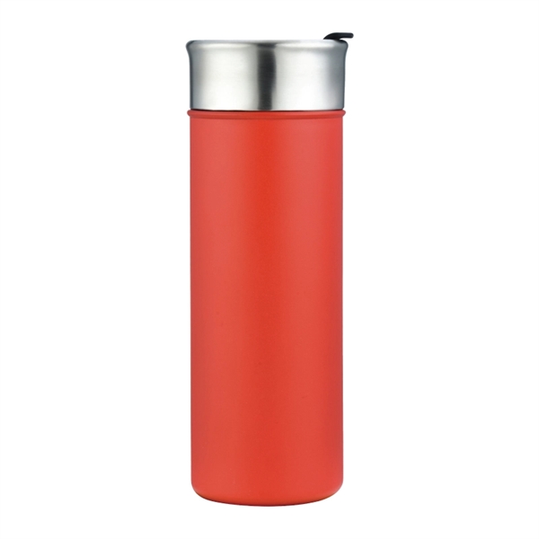 18 oz. stainless steel tumbler with double wall, vacuum insulation and... from ASI 57655 STOPNGO Line