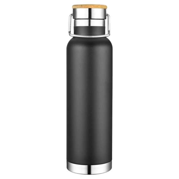 22 oz. insulated stainless steel water bottle with an attached screw-on... from ASI 57655 STOPNGO Line