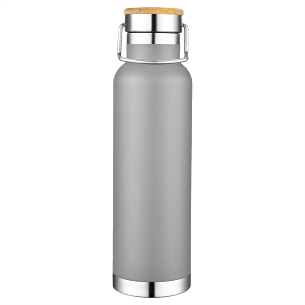 22 oz. insulated stainless steel water bottle with an attached screw-on... from ASI 57655 STOPNGO Line
