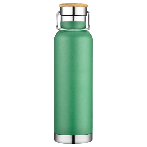22 oz. insulated stainless steel water bottle with an attached screw-on... from ASI 57655 STOPNGO Line