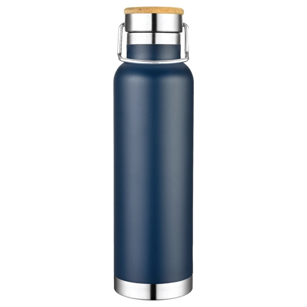 22 oz. insulated stainless steel water bottle with an attached screw-on... from ASI 57655 STOPNGO Line