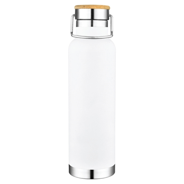 22 oz. insulated stainless steel water bottle with an attached screw-on... from ASI 57655 STOPNGO Line