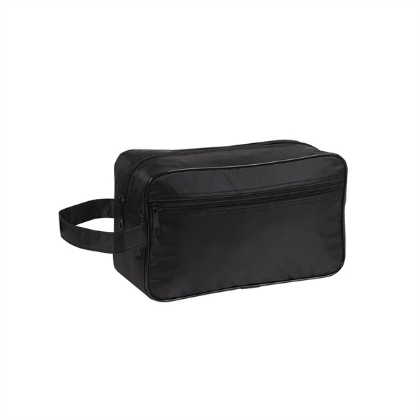 Travel kit with 1" wide handle and zip close outside pocket.... from ASI 41511 Brainchild USA Inc / BrainChild Gift Club