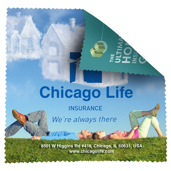 6" x 6" microfiber cleaning cloth with double sided, full color... from ASI 62660 Innovation Line