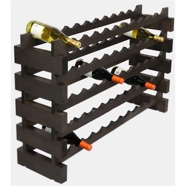 5 layer wine rack made of renewable plantation pine wood, natural.... from ASI 55450 Franmara Inc