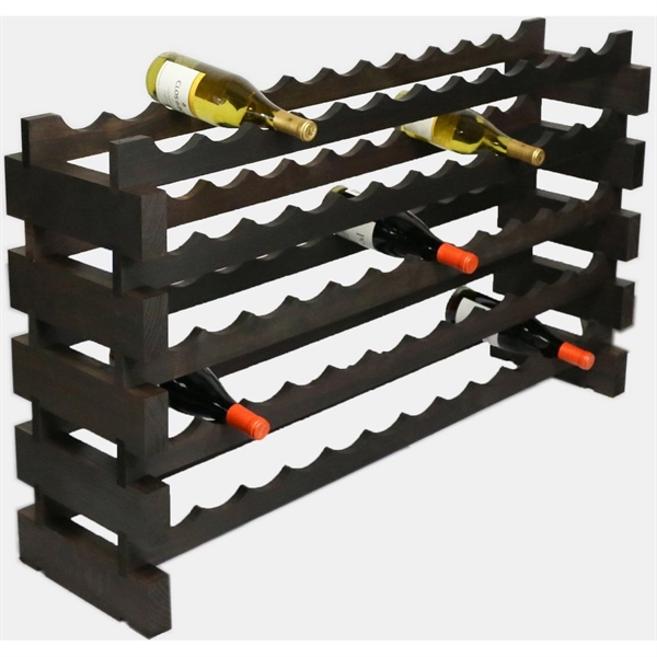 5 layer wine rack made of renewable plantation pine wood, natural.... from ASI 55450 Franmara Inc