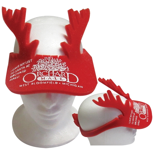 The 9.5" small reindeer visor is available in many colors.... from ASI 42155 Amerifoam® - The House of Foam