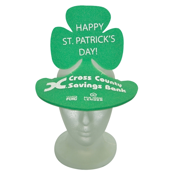 The 10.5" shamrock visor is available in many colors.... from ASI 42155 Amerifoam® - The House of Foam