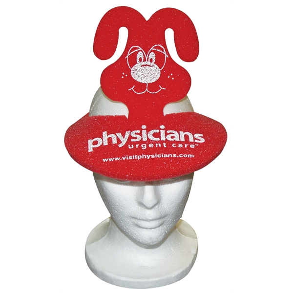 The 10.5" rabbit head visor is available in many colors.... from ASI 42155 Amerifoam® - The House of Foam