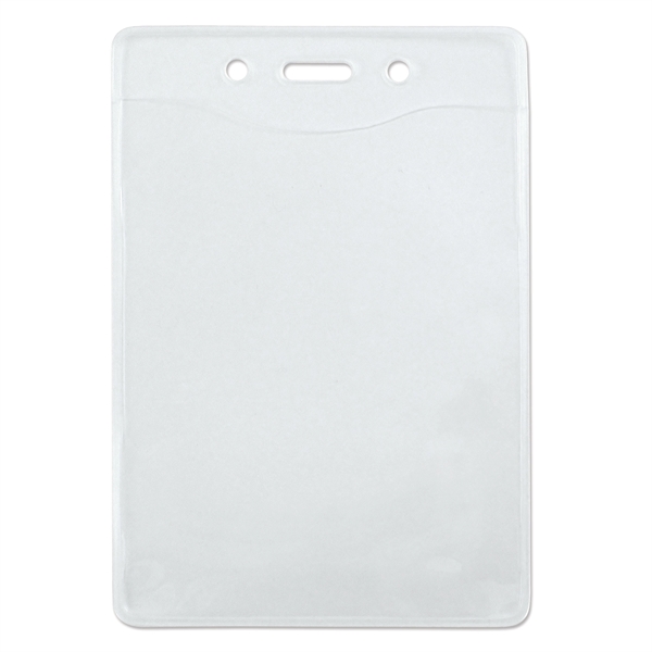 These event-size vinyl badge holders feature a clear front with a... from ASI 79898 Promovision / PROMOVISION