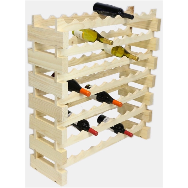 7 layer wine rack made of renewable plantation pine wood, natural.... from ASI 55450 Franmara Inc