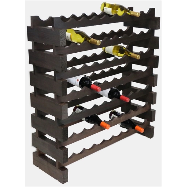 7 layer wine rack made of renewable plantation pine wood, natural.... from ASI 55450 Franmara Inc