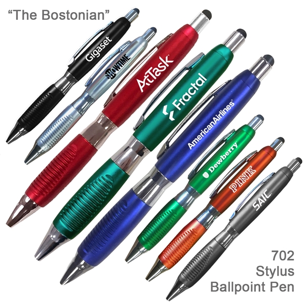 Stylish Stylus Tip Ballpoint Pens - Ready Inventory in New Jersey... from ASI 45100 Chulani Promotional Products, Inc / Competitive Edge Innovations/Chulani