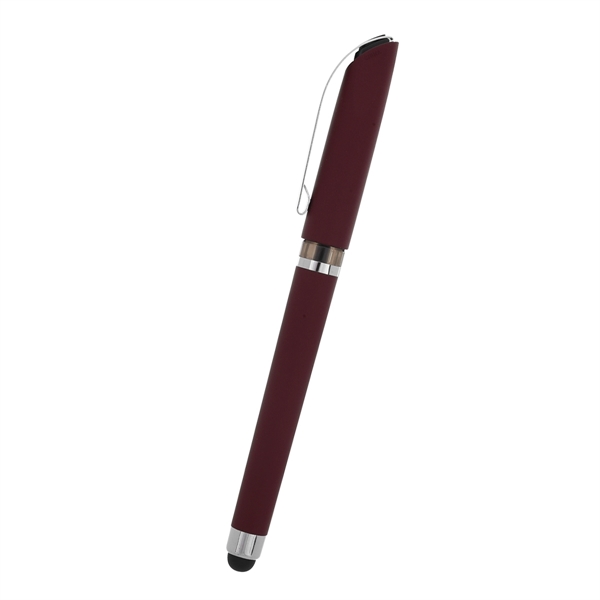 Avendale velvet touch pen with gel ink, a rubber grip, and... from ASI 61125 Hit Promotional Products / Hit®
