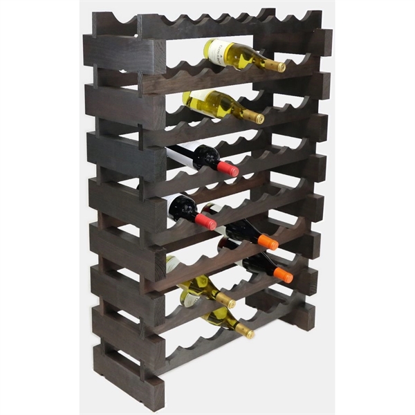 8 layer wine rack made of renewable plantation pine wood, natural.... from ASI 55450 Franmara Inc