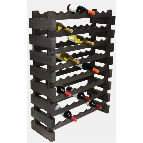 8 layer wine rack made of renewable plantation pine wood, natural.... from ASI 55450 Franmara Inc