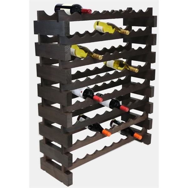 8 layer wine rack made of renewable plantation pine wood, natural.... from ASI 55450 Franmara Inc