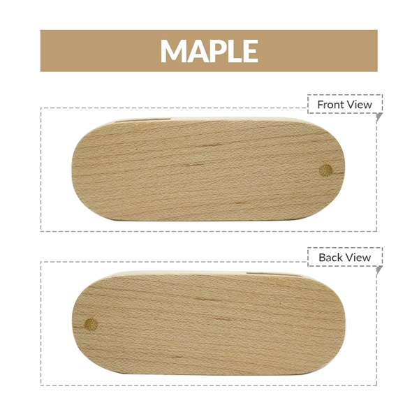 Wooden 2.0 USB flash drive with a swivel function available in... from ASI 37218 Athena Promo (tm)