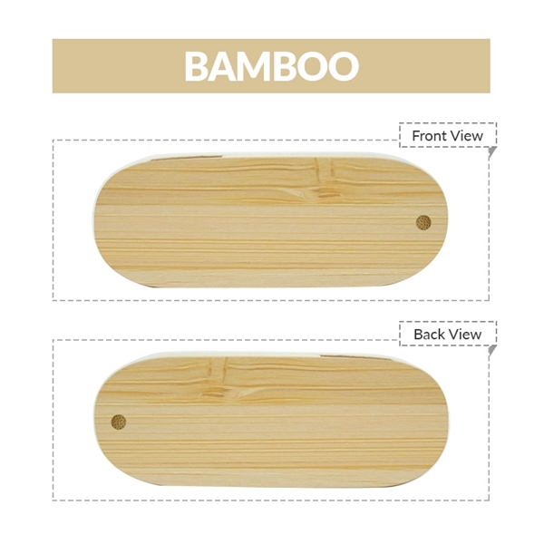 Wooden 2.0 USB flash drive with a swivel function available in... from ASI 37218 Athena Promo (tm)