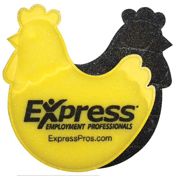 The chicken scrubber is available in different attractive colors.... from ASI 42155 Amerifoam® - The House of Foam