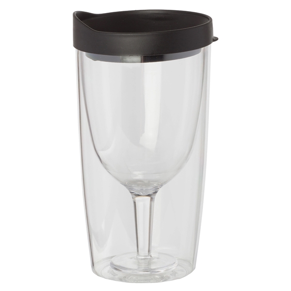 10 oz. Party Goers' Wine Tumbler with double wall insulation and... from ASI 55450 Franmara Inc