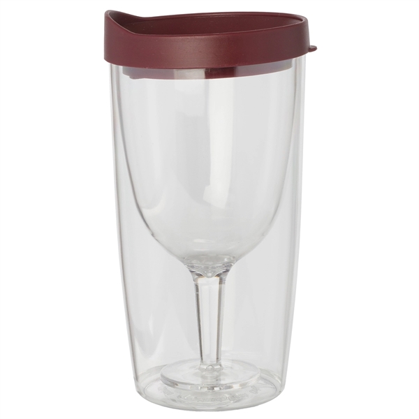 10 oz. Party Goers' Wine Tumbler with double wall insulation and... from ASI 55450 Franmara Inc