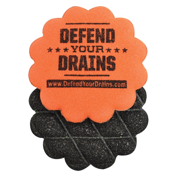 The flower scrubber is available in different attractive colors.... from ASI 42155 Amerifoam® - The House of Foam