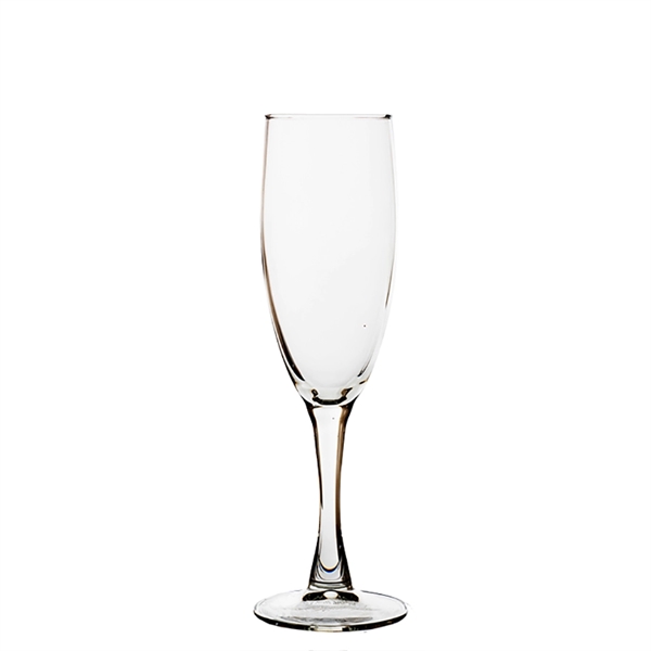 Flute Glass, 5-3/4 oz. with rolled edge.... from ASI 55450 Franmara Inc