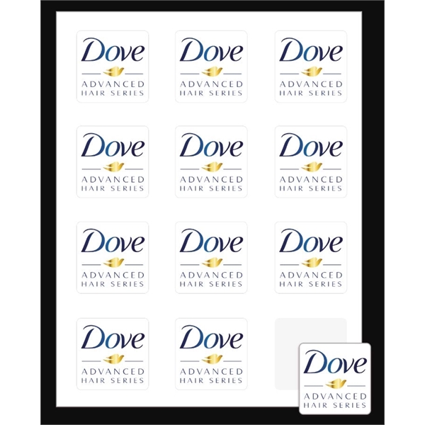 Full color round corner square labels on an 8 1/2" x... from ASI 56950 Gill Studios Inc / Gill-Line®