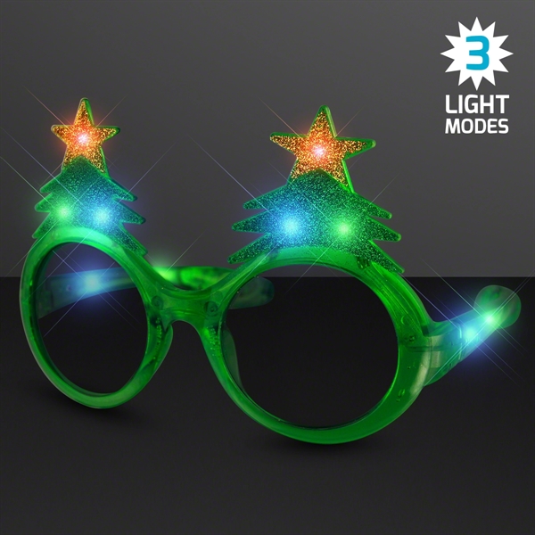 Blank or imprinted. Light Up Christmas Sunglasses to bring out the... from ASI 34194 ALightPromos / Alight Promotional Products