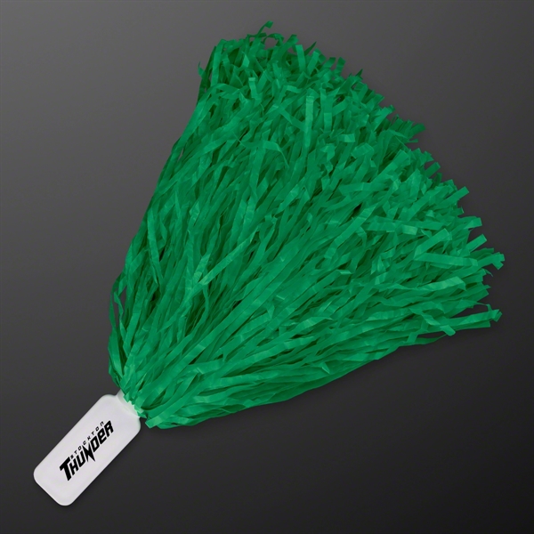 Economy Non-Light Up Pom Poms; Blank & Imprinted Pricing... from ASI 34194 ALightPromos