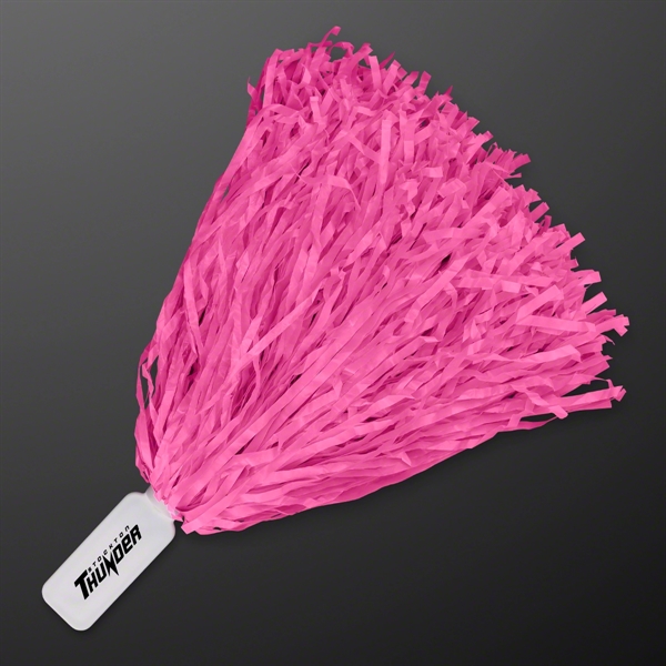 Economy Non-Light Up Pom Poms; Blank & Imprinted Pricing... from ASI 34194 ALightPromos