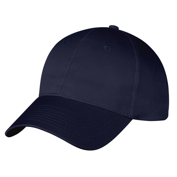 100% Cotton Twill, 6 Panel, Medium Profile Cap, Structured Crown &... from ASI 61125 Hit Promotional Products / Hit®