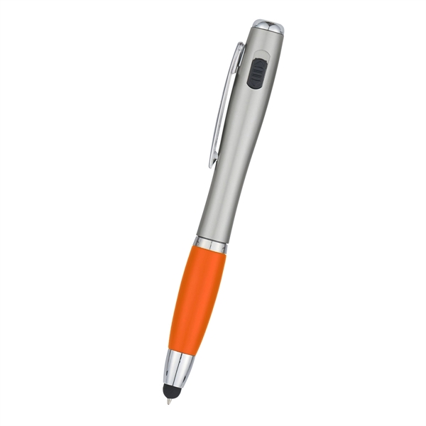 Trio Pen with LED light and Stylus.... from ASI 61125 Hit Promotional Products / Hit®