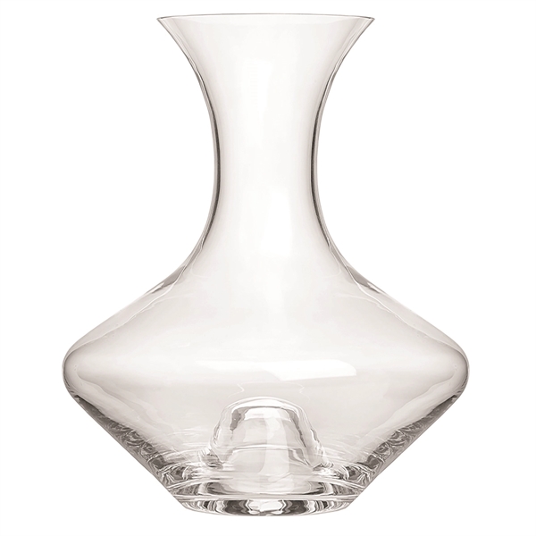 8 5/8" x 7 1/2" lead free crystal decanter with one-hand... from ASI 55450 Franmara Inc