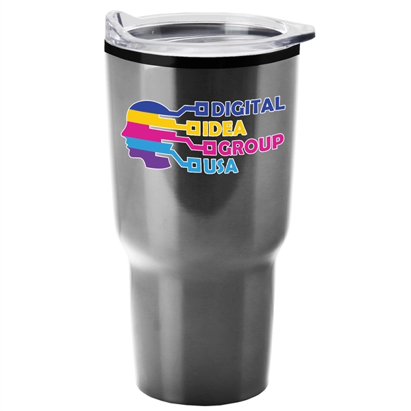 Aurora - 28 oz. Insulated Stainless Steel Shell Auto Tumbler with... from ASI 55990 Garyline