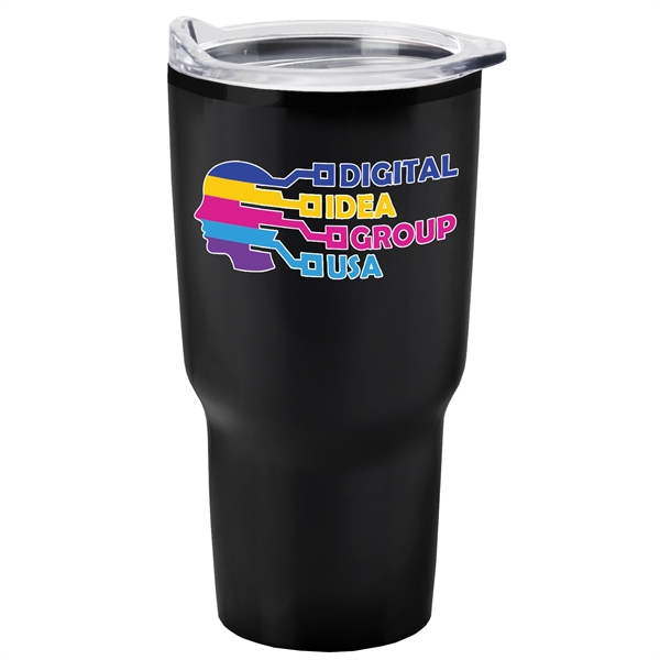 Aurora - 28 oz. Insulated Stainless Steel Shell Auto Tumbler with... from ASI 55990 Garyline