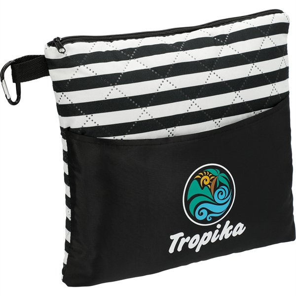 23.5" x 58" beach blanket with pillow.... from ASI 66887 PCNA / Leed’s