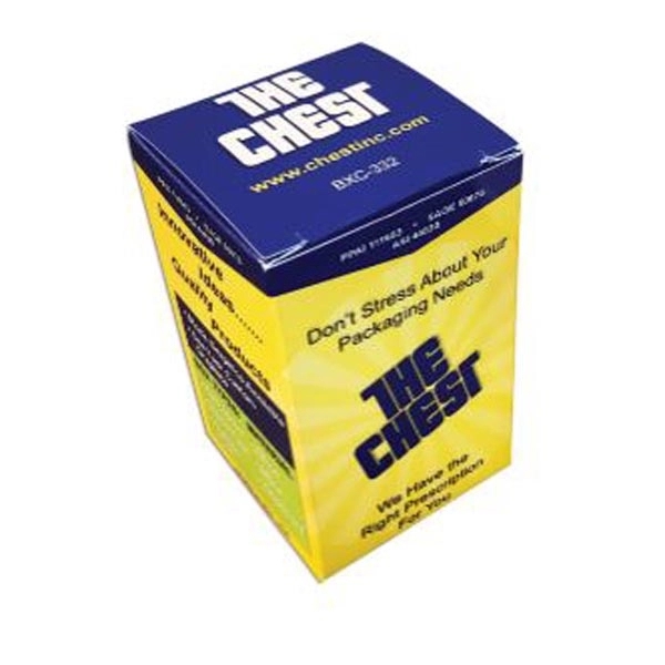 3.75 x 2.25 x 2.25 chipboard box with custom imprint options.... from ASI 44830 The Chest