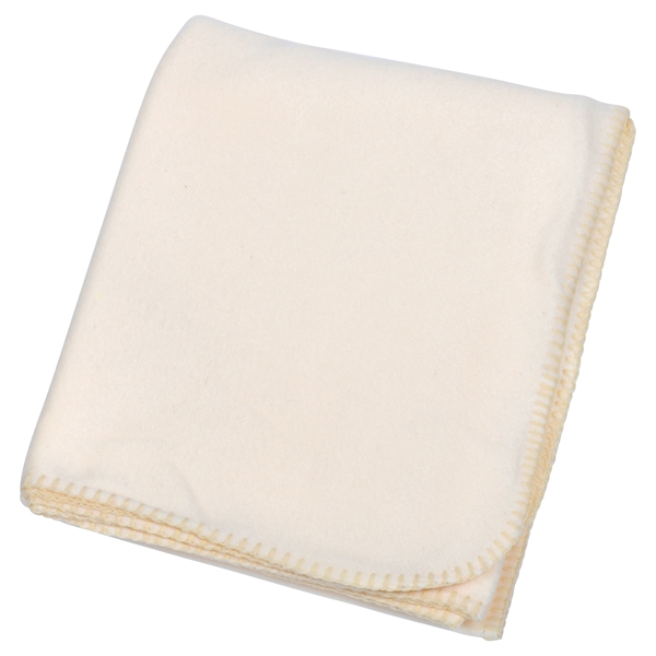 Black fleece promotional value throw blanket.... from ASI 98085 Wolfmark