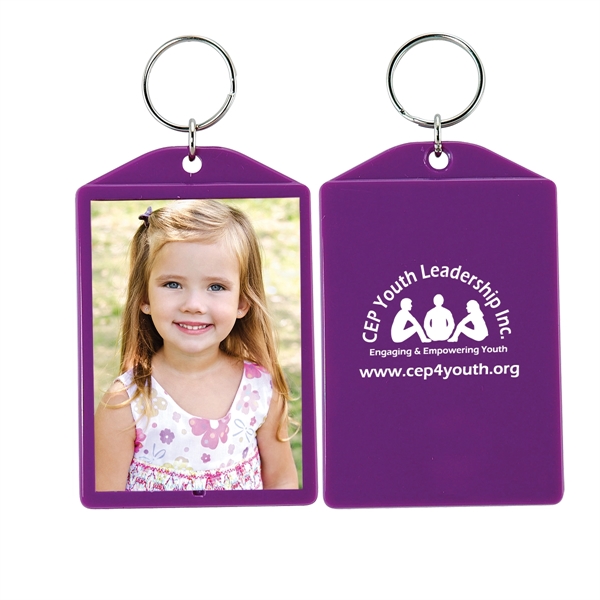 Snap-in key tag with insert size of 2" x 2 7/8".... from ASI 62190 Illini