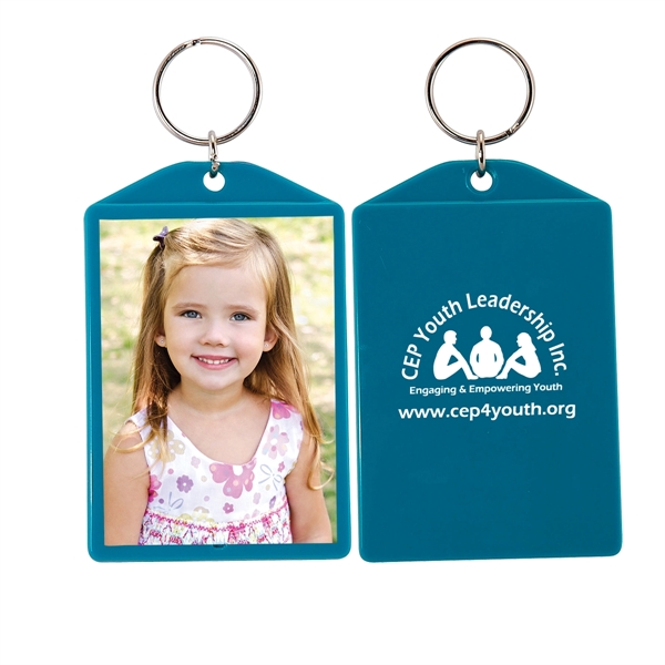 Snap-in key tag with insert size of 2" x 2 7/8".... from ASI 62190 Illini