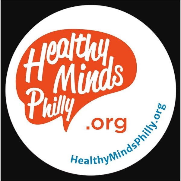 Round lapel sticker made of self-sticking white satin paper. Perfect for... from ASI 56950 Gill Studios Inc / Gill-Line®