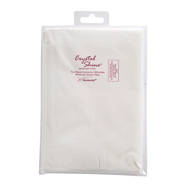 Microfiber polyester and polyamide towel for wine glasses, screens, jewelry and... from ASI 55450 Franmara Inc