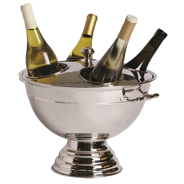 Stainless steel 12" x 15 1/2" x 13 1/2" four bottle... from ASI 55450 Franmara Inc