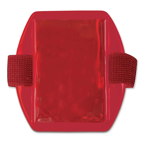 Unique badge holders reflect light from on-coming traffic, streetlights, etc. Armband... from ASI 79898 Promovision / PROMOVISION