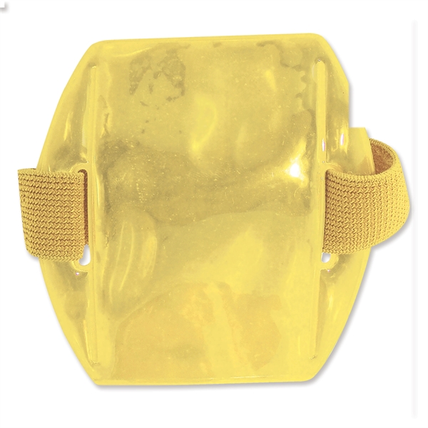 Unique badge holders reflect light from on-coming traffic, streetlights, etc. Armband... from ASI 79898 Promovision / PROMOVISION