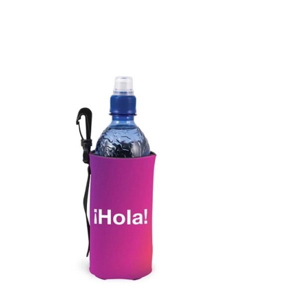 Four-color process insulated bottle bag, 1/8" high density scuba foam, 16-20... from ASI 74710 Numo / NUMO